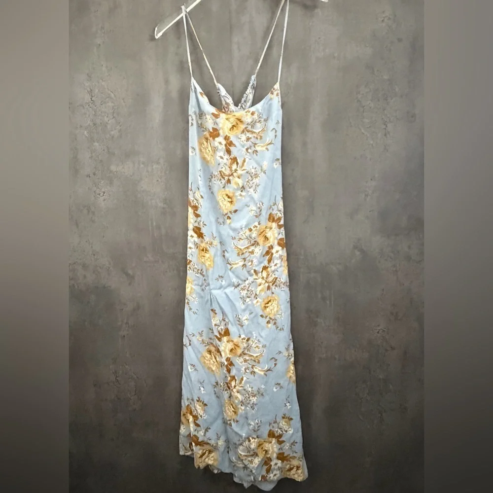 Reformation Dove Midi Floral Dress Size 10 B1225